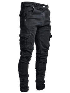 Dernière mode Jeans décontractés légers de couleur personnalisée pour hommes/Nouveaux jeans décontractés pour hommes de style streetwear à vendre - Product Image 6