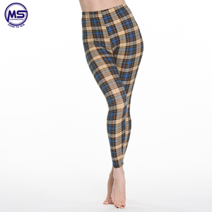 Push Up Leggings femme Fitness Leggings femmes imprimer rayé Plaid Leggings dame personnalisé vêtements de sport - Product Image 3
