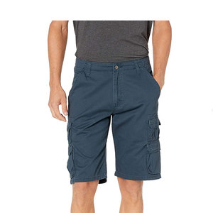 Entrenamiento Jogger Ropa deportiva Casual Algodón Hombres Pantalones cortos de sudor Cintura elástica con bolsillos Venta al por mayor Pantalones cortos de sudor en blanco - Product Image 3