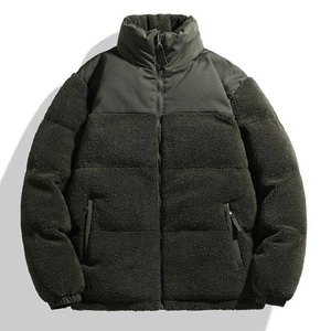 OEM de diseñador de los hombres de invierno Stand Collar Bubble Jacket Zip-up personalizado Puffer con transpirable High Street Style para uso al aire libre - Product Image 3