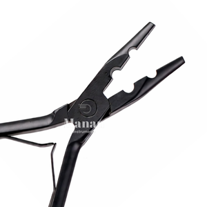 Pinzas para Extensiones de Cabello de Calidad Profesional, Herramienta de Prensado de Micro Anillos y Nano Perlas, Negro Mate, Herramienta de Estilismo Profesional - Product Image 4