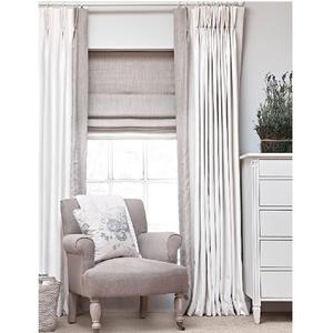 Embroidered Ready Made Gold Stamping Design Foil Printing Luxury Blackout Home Window <b>Curtain</b> Fabric Simplicity Flame Retardant - Product Image 4