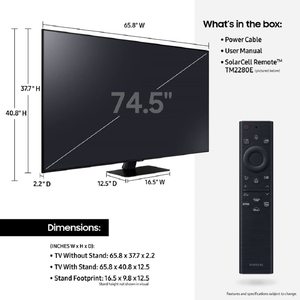 Televisor Inteligente QLED de 75 Pulgadas, Clase 4K UHD, Rango Dinámico Direct Full Array, con Asistente de Voz Integrado - Product Image 4