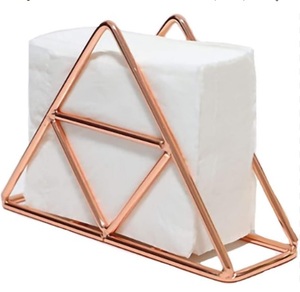 Handmade Copper <b>Hammered</b> Metal Classic Hanging Napkin <b>Holder</b> with Fancy Flowers Design Table Top Accessory-Wholesale - Product Image 4