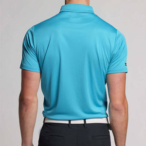 Jersey de poliéster transpirable atlético para hombre, ideal para entrenamientos, comodidad diaria, talla grande, suave, elástico, sólido para polo - Product Image 3