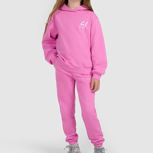 Survêtements à capuche pull pour filles personnalisé de haute qualité vêtements décontractés respirants survêtements pour filles - Product Image 1