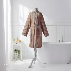 Albornoz Unisex 100% Algodón, el Más Vendido, de Secado Rápido, Ropa de Dormir de Verano, Tejido Transpirable, Ligero, para Todo el Año, Fabricado en Turquía (ODM) - Product Image 5