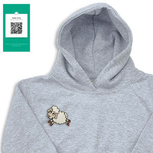 Niños al por mayor Color sólido bordado niños Sudadera con capucha de alta calidad niñas algodón polar bordado sudaderas con capucha hechas en Pakistán - Product Image 2