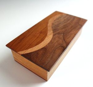Caja de pecho de madera pintada a mano más vendida, muebles hechos a mano de nuevo diseño pintado mínimo para dormitorio/sala de estar - Product Image 5