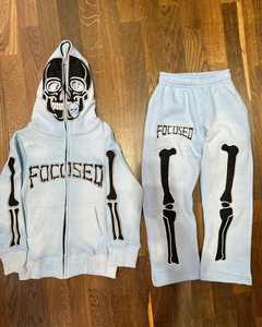 Sweat à capuche personnalisé DTG acide pour hommes OEM épais 400G coton lourd vieilli Vintage lavé respirant et élégant pour l'hiver - Product Image 2