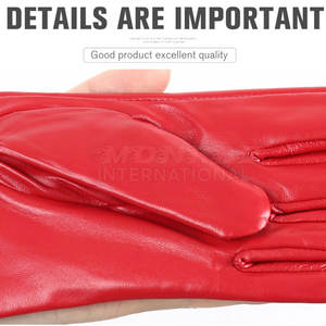 Gants en cuir de vente chaude Gants en cuir de haute qualité Meilleur matériau Gants en cuir chauds d'hiver - Product Image 5
