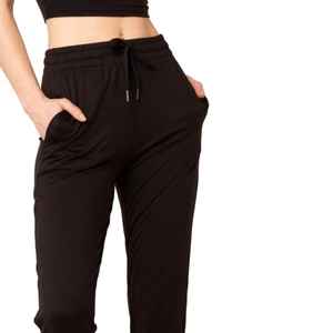 Pantalon ajusté décontracté OEM pour femmes de qualité supérieure, coupe skinny grande taille avec devant plat pour l'extérieur et l'été - Product Image 6