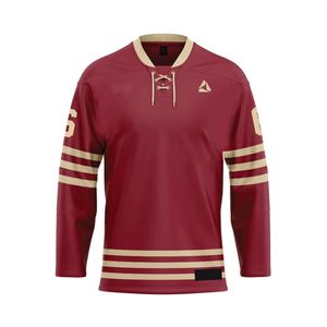 Concevez vos propres chemises de hockey sur glace par sublimation Logo de sublimation personnalisé Maillot de hockey sur glace - Product Image 5