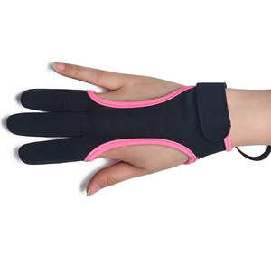 Guantes de Tiro con Arco de Tres Dedos para Hombres, Mujeres, Adolescentes y Adultos, Guantes para Principiantes para Práctica de Tiro con Arco - Product Image 2