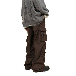 Pantalon cargo tactique décontracté pour homme, taille haute, délavé, style électricien, Jogger Ken S en drill - Product Image 6