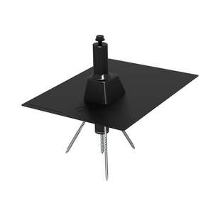 Kit de fixation SunModo All Black 7 pouces pour toitures en tuiles et abris de voiture, en aluminium anodisé - Product Image 1
