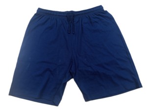 Men's Summer Sports Casual Beach <b>Shorts</b> Elastic Waist Solid Pattern 100% Cotton Quick Dry - Product Image 2
