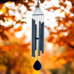 Usine <span class=keywords><strong>en</strong></span> gros 42 pouces <span class=keywords><strong>fer</strong></span> bois bambou Chakra Flow carillon éolien pour intérieur extérieur espace-thérapie <span class=keywords><strong>de</strong></span> guérison par le son Design floral - Product Image 4