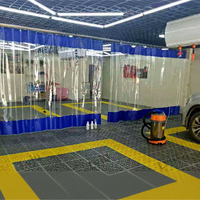 Rideau insonorisant pour lavage de voitures, rideau de séparation industriel en PVC imperméable pour cabine de lavage, cabine de pulvérisation, entrepôt