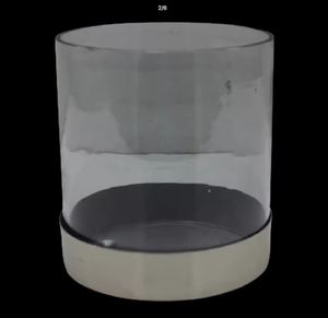 Vente chaude À La Main En Vrac Antique Bougeoir En Verre Coloré En Métal Pilier Titulaire pour La Décoration De La Maison Sans Flamme Caractéristique - Product Image 2