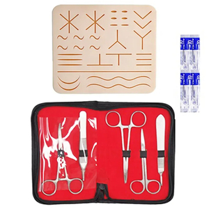 Kit de pratique de suture manuelle de haute qualité, best-seller, pour étudiants en médecine, avec 10 outils chirurgicaux et garantie de 5 ans - Product Image 1