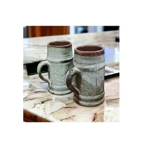 Diseño tradicional Taza de cerámica de la mejor calidad Chocolate leche Lassi y otras bebidas calientes taza larga diseño superior