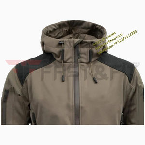 เสื้อโค้ทผ้าใบกันหิมะสำหรับผู้ชาย, เสื้อแจ็คเก็ตกันหิมะกันน้ำมีปกตั้งสำหรับใส่เล่นสกีกลางแจ้งฤดูหนาว - Product Image 3