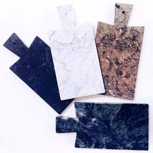 Planche à découper en marbre pour un usage quotidien, surface en pierre pratique pour la cuisine, facile à nettoyer, solution de préparation, essentiel pour la vie moderne - Product Image 1