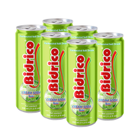 Boissons non alcoolisées gazeuses à saveur de crème de soda de haute qualité de 330ml avec certificat complet de boissons avec marque privée OEM