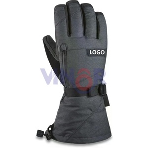 Gants de ski de mode pour hommes, respirants et légers, de couleur unie, avec logo personnalisé, gants de ski de mode de couleur différente personnalisés en gros - Product Image 4