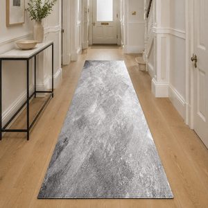 <b>RUGS</b> DEPOT LXDP-0228 Wholesale Grey <b>Silver</b> Modern Vintage Digital Printed Machine Washable Chenille Area <b>Rug</b> Non Slip - Product Image 5