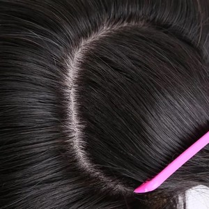 Perruques ondulées U Part, cheveux humains, cheveux vierges brésiliens faits à la machine, perruques Lace Wig pour femmes - Product Image 5