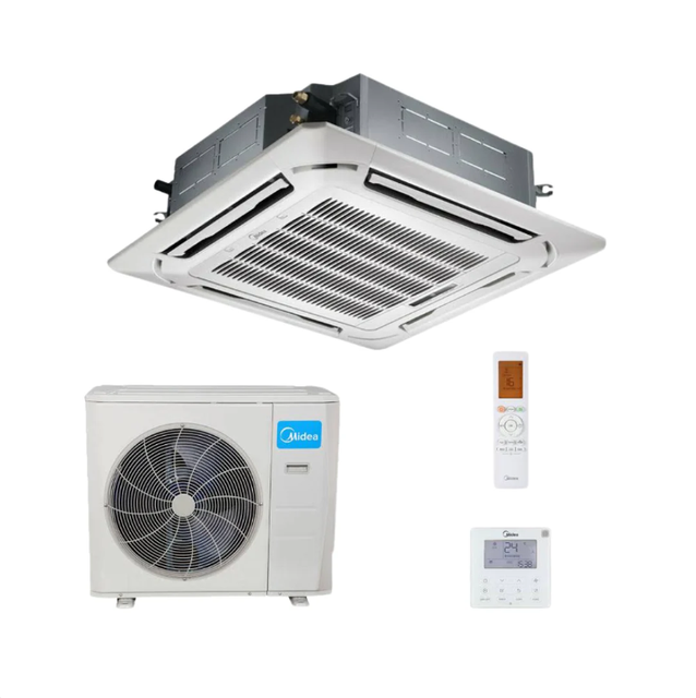 Midea cassette air conditioner 5 ton with inverter Midea 4 Way Cassette Air Conditioner for Commercial Use