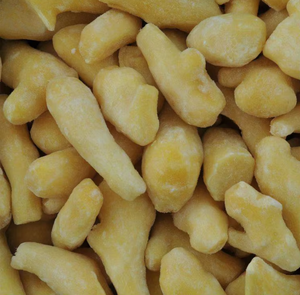 Cubos de jengibre pelados congelados de primera calidad de Vietnam Dados de jengibre congelados frescos Suministro a granel al por mayor - Product Image 1