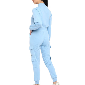 Chándales de Invierno de la Mejor Calidad 100% Algodón para Mujer, Transpirables, Casuales, de Manga Corta, Ecológicos, Talla Grande, con Cordón Delantero - Product Image 4