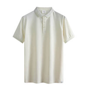 T-shirt personnalisable pour homme en tissu Dobby 100 % coton de haute qualité, séchage rapide, brodé, manches courtes décontractées - Product Image 5