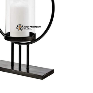 Candelabro de Resina de Hueso Moderno y Lujoso, Cilindro de Vidrio, Portavelas Saturno para San Valentín y Navidad, Duradero y Ecológico - Product Image 5