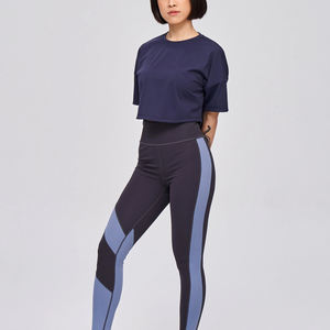 Camisetas cortas elegantes y cómodas para mujer, camisetas 100% de algodón ligeras en blanco para mujer, camisetas cortas de Fitness para mujer - Product Image 1