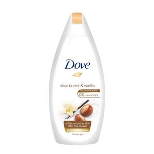 Gel de Ducha Dove Purely Pampering, Manteca de Karité con Aroma Cálido, Blanco y Vainilla, 16.9 Oz (Paquete de 4) - Product Image 6