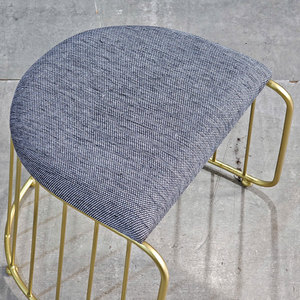 Contemporary Gold-Colored Iron Frame Dressing Chair GTD005 Bedroom Furniture - Product Image 3