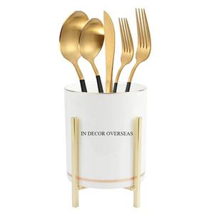 Finest Quality Metal Black Color Powder Coated Attractive Look Kitchenware Cutlery Flatware Holder <b>Accessories</b> From India - Product Image 2