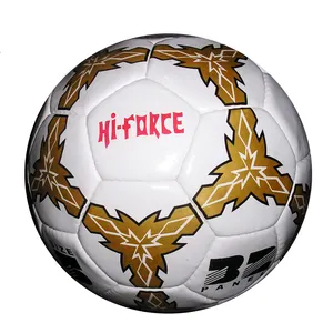निर्माताओं उच्च गुणवत्ता पर्यावरण के अनुकूल चमड़े पीवीसी पु सिले आकार 5 आधिकारिक मैच प्रशिक्षण खेल गेंदों फुटबॉल की गेंद फुटबॉल