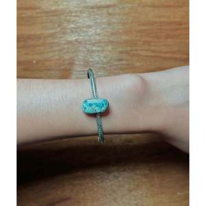 Navajo-Made Lander Varicsite & Sterling <b>Silver</b> <b>Cuff</b> <b>Bracelet</b> New Fashion Jewelry - Product Image 5
