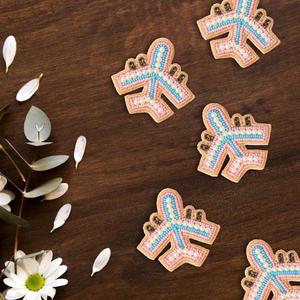 Luxury Designer Beaded Charm <b>Patches</b> with Hand Embroidered Beadwork <b>Applique</b> for Couture Fashion Use Available for Wholesale - Product Image 6