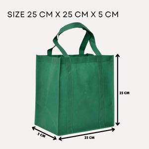 Sacs fourre-tout non tissés de couleur à double poignée Sacs promotionnels vibrants et écologiques - Product Image 2