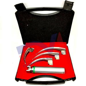 เครื่องมือผ่าตัดลาริงโกสโคป Delta Med ผลิตจากเหล็กกล้าไร้สนิมเยอรมัน ชุดเครื่องมือผ่าตัดพื้นฐานสำหรับการผ่าตัดหู คอ จมูก ใช้งานได้ตลอดชีพ - Product Image 3