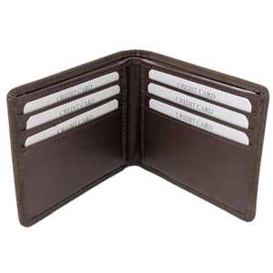 กระเป๋าสตางค์หนังแท้สำหรับผู้ชายที่มีระดับออกแบบมาสำหรับผู้ชายมีช่องเสียบบัตรและที่ใส่บัตร - Product Image 1