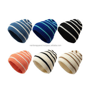 Nardon Apparel, gorros gruesos de lana de alta calidad, gorros de punto, gorro cálido personalizado para mujer, gorro de invierno con logotipo personalizado, gorro - Product Image 2