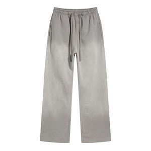 Men's Plus Size Navy <b>Blue</b> <b>Canvas</b> Breathable Drawstring Sweatpants Elastic Waist Loose Fit Casual Pants Winter Wear - Product Image 4