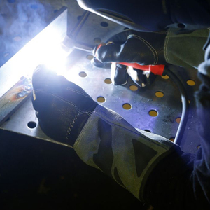 Gants de travail en cuir de chèvre et de vache imperméables et ignifuges pour le soudage TIG MIG, protection de sécurité pour les soudeurs - Product Image 4